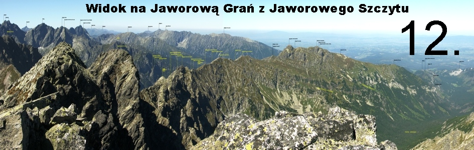 panorama z Jaworowego Szczytu